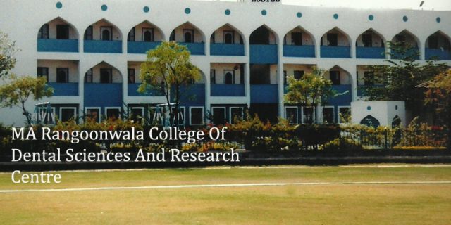 MA Rangoonwala College Of Dental Sciences And Research Centre