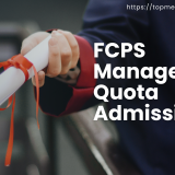 Fcps management quota Admission